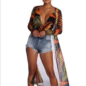 Tropical Mesh Bodysuit